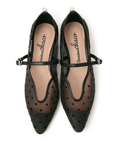 SHIPS / シップス パンプス | フロッキー ドット ストラップ パンプス | 詳細4