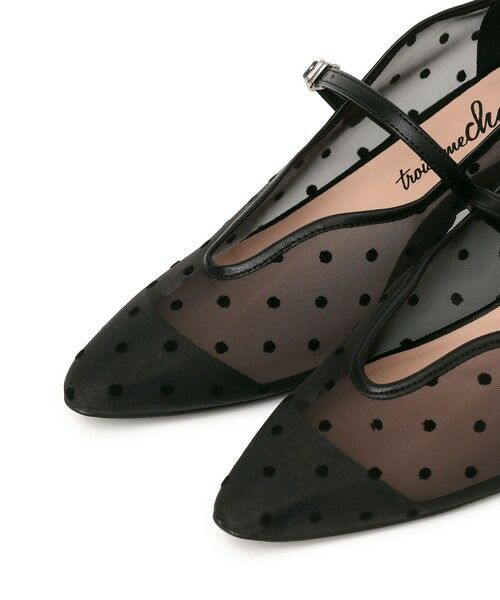 SHIPS / シップス パンプス | フロッキー ドット ストラップ パンプス | 詳細5