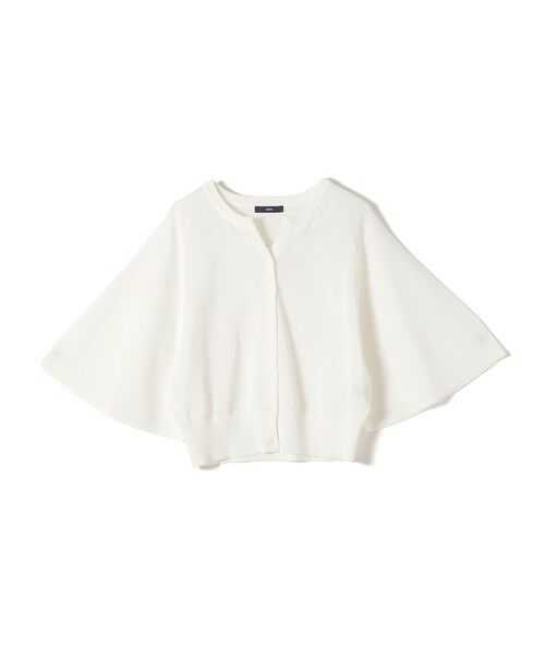 SHIPS / シップス カーディガン・ボレロ | 《予約》〈手洗い可能〉綿 フレア スリーブ キーネック カーディガン | 詳細11