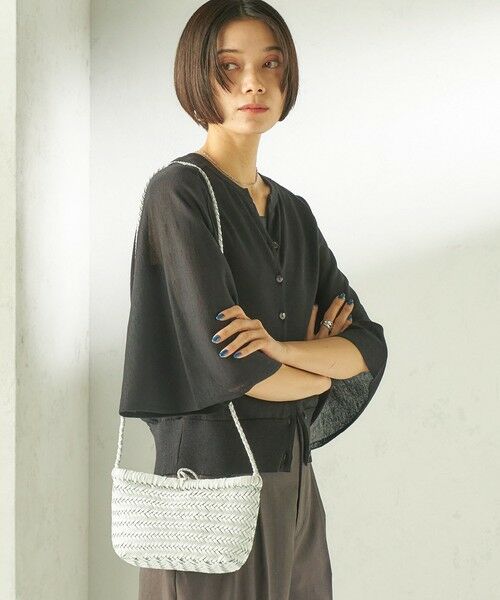 SHIPS / シップス カーディガン・ボレロ | 《予約》〈手洗い可能〉綿 フレア スリーブ キーネック カーディガン | 詳細22