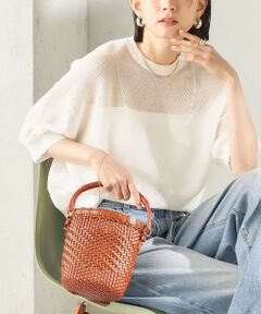 SHIPS / シップス ニット・セーター | 《予約》〈手洗い可能〉16G 半袖 プルオーバー