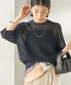 SHIPS / シップス ニット・セーター | 《予約》〈手洗い可能〉16G 半袖 プルオーバー