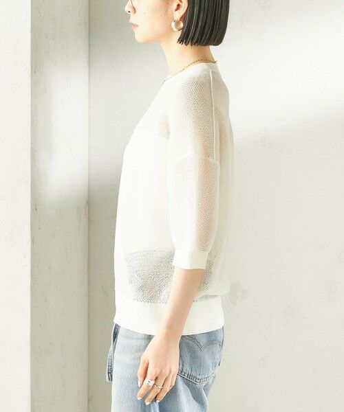 SHIPS / シップス ニット・セーター | 《予約》〈手洗い可能〉16G 半袖 プルオーバー | 詳細13