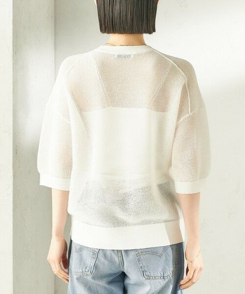 SHIPS / シップス ニット・セーター | 《予約》〈手洗い可能〉16G 半袖 プルオーバー | 詳細14