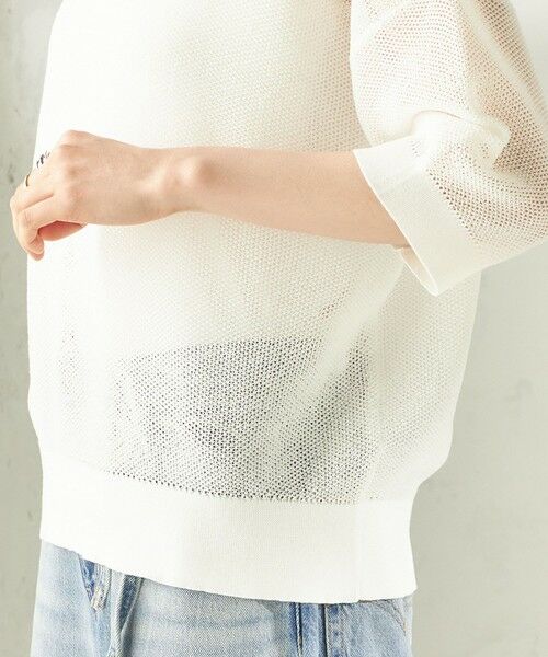 SHIPS / シップス ニット・セーター | 《予約》〈手洗い可能〉16G 半袖 プルオーバー | 詳細16