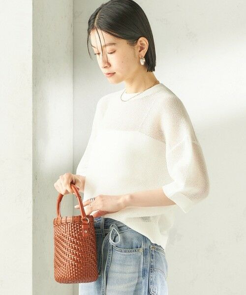 SHIPS / シップス ニット・セーター | 《予約》〈手洗い可能〉16G 半袖 プルオーバー | 詳細6