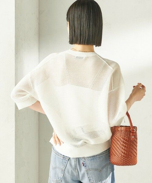 SHIPS / シップス ニット・セーター | 《予約》〈手洗い可能〉16G 半袖 プルオーバー | 詳細7