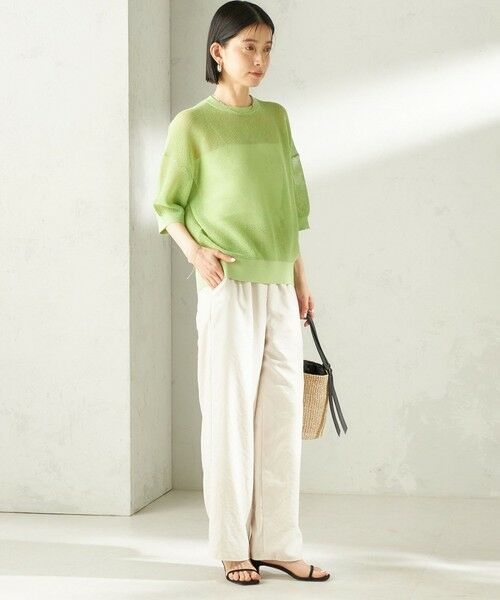 SHIPS / シップス ニット・セーター | 《予約》〈手洗い可能〉16G 半袖 プルオーバー | 詳細21