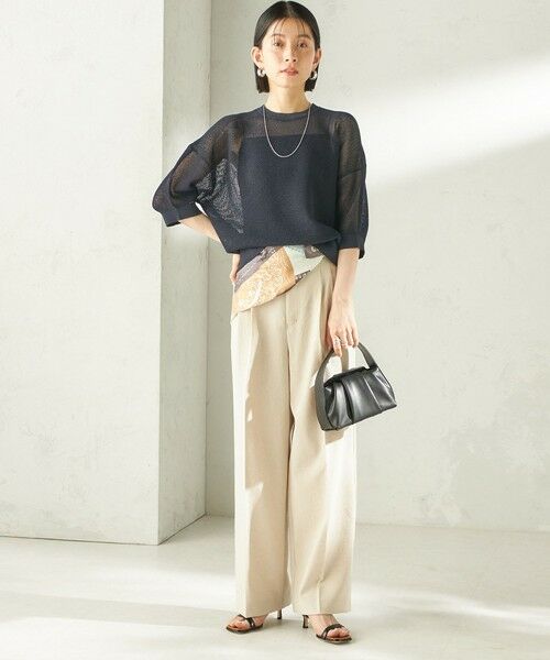 SHIPS / シップス ニット・セーター | 《予約》〈手洗い可能〉16G 半袖 プルオーバー | 詳細29