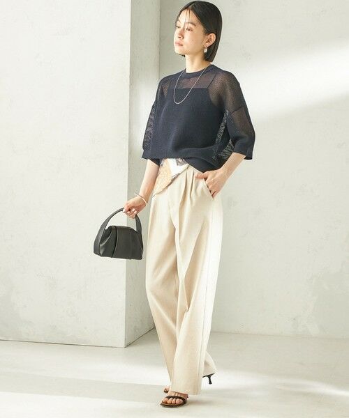 SHIPS / シップス ニット・セーター | 《予約》〈手洗い可能〉16G 半袖 プルオーバー | 詳細30