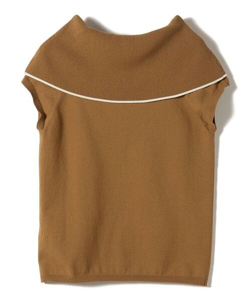 SHIPS / シップス ニット・セーター | 《予約》〈手洗い可能〉綿 ポリエステル 配色 2WAY 半袖 ニット | 詳細28