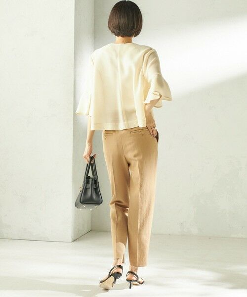 SHIPS / シップス ノーカラージャケット | 《予約》〈手洗い可能〉ミニ チェック カラミ ノーカラー ジャケット | 詳細12