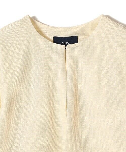 SHIPS / シップス ノーカラージャケット | 《予約》〈手洗い可能〉ミニ チェック カラミ ノーカラー ジャケット | 詳細18