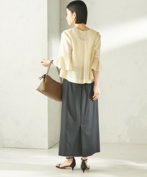 SHIPS / シップス ノーカラージャケット | 《予約》〈手洗い可能〉ミニ チェック カラミ ノーカラー ジャケット | 詳細3