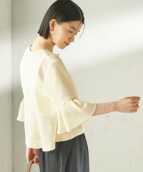 SHIPS / シップス ノーカラージャケット | 《予約》〈手洗い可能〉ミニ チェック カラミ ノーカラー ジャケット | 詳細8