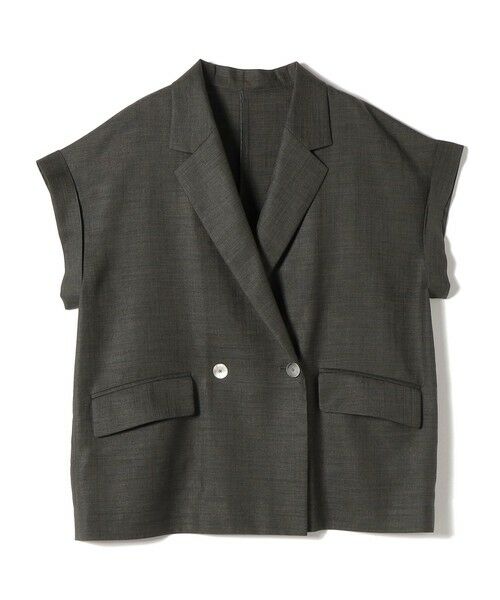 SHIPS / シップス テーラードジャケット | 《予約》〈接触冷感/UVカット/吸水速乾/洗濯機可能〉SUUSUU フレンチ スリーブ 羽織 ジャケット | 詳細13