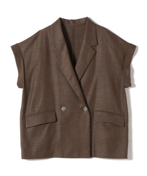 SHIPS / シップス テーラードジャケット | 《予約》〈接触冷感/UVカット/吸水速乾/洗濯機可能〉SUUSUU フレンチ スリーブ 羽織 ジャケット | 詳細29