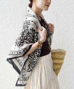 SHIPS / シップス マフラー・ショール・スヌード・ストール | 《予約》【一部SHIPS別注】manipuri: 120*120 STOLE