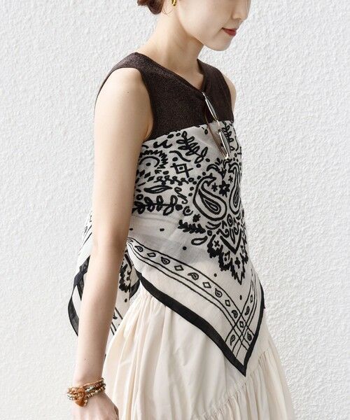 SHIPS / シップス マフラー・ショール・スヌード・ストール | 《予約》【一部SHIPS別注】manipuri: 120*120 STOLE | 詳細7