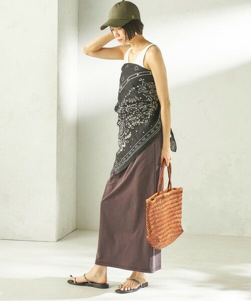 SHIPS / シップス マフラー・ショール・スヌード・ストール | 《予約》【一部SHIPS別注】manipuri: 120*120 STOLE | 詳細14