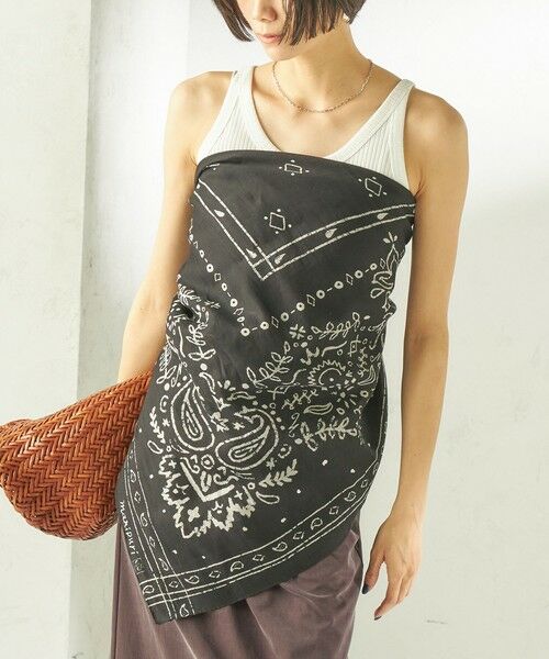 SHIPS / シップス マフラー・ショール・スヌード・ストール | 《予約》【一部SHIPS別注】manipuri: 120*120 STOLE | 詳細9