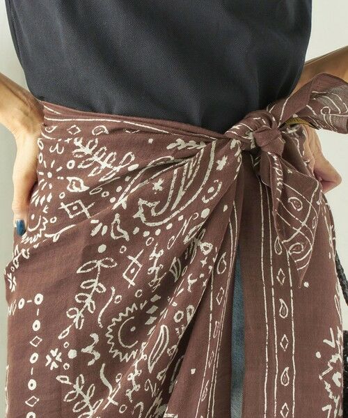 SHIPS / シップス マフラー・ショール・スヌード・ストール | 《予約》【一部SHIPS別注】manipuri: 120*120 STOLE | 詳細1