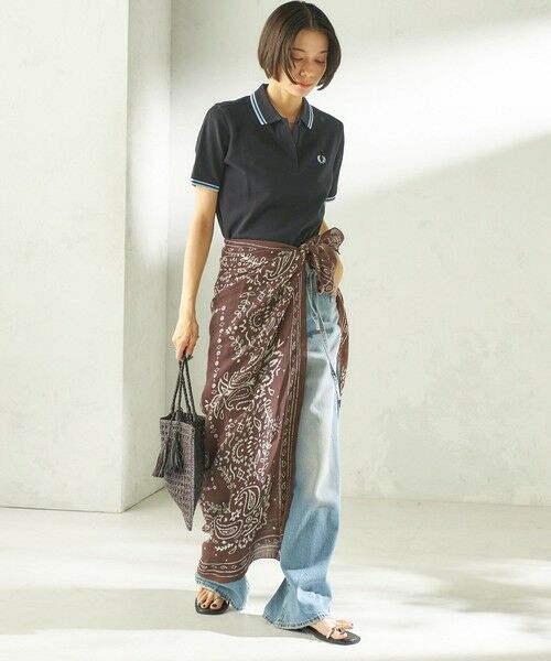 SHIPS / シップス マフラー・ショール・スヌード・ストール | 《予約》【一部SHIPS別注】manipuri: 120*120 STOLE | 詳細22