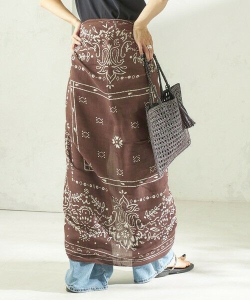 SHIPS / シップス マフラー・ショール・スヌード・ストール | 《予約》【一部SHIPS別注】manipuri: 120*120 STOLE | 詳細12