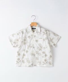 SHIPS / シップス シャツ・ブラウス | SHIPS KIDS:90cm /エンブロイダリー オープンカラー シャツ