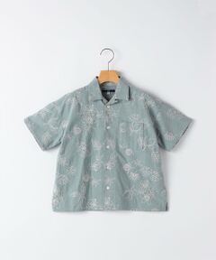 SHIPS / シップス シャツ・ブラウス | SHIPS KIDS:90cm /エンブロイダリー オープンカラー シャツ