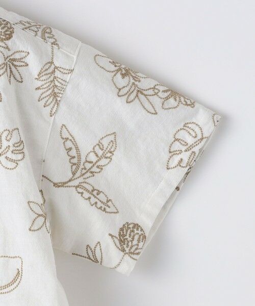 SHIPS / シップス シャツ・ブラウス | SHIPS KIDS:90cm /エンブロイダリー オープンカラー シャツ | 詳細3