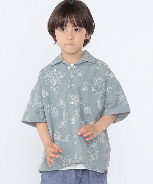 SHIPS / シップス シャツ・ブラウス | SHIPS KIDS:100〜130cm /エンブロイダリー オープンカラー シャツ | 詳細16