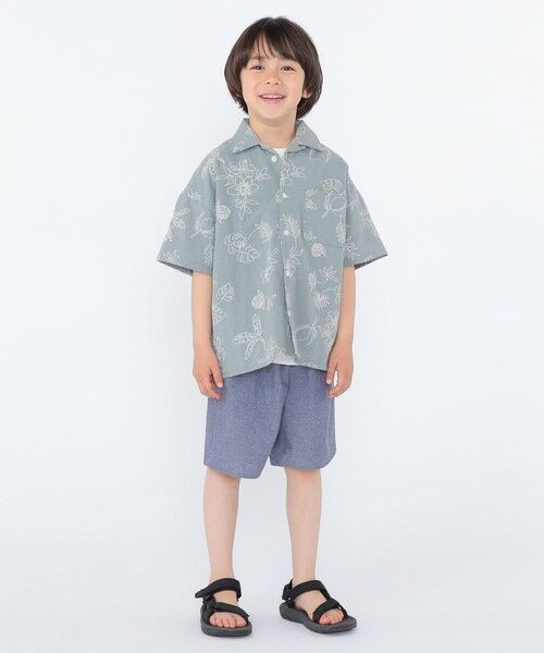 SHIPS / シップス シャツ・ブラウス | SHIPS KIDS:100〜130cm /エンブロイダリー オープンカラー シャツ | 詳細17