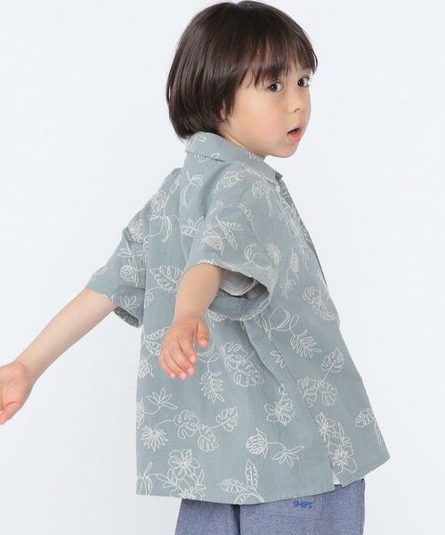 SHIPS / シップス シャツ・ブラウス | SHIPS KIDS:100〜130cm /エンブロイダリー オープンカラー シャツ | 詳細14