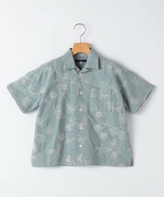 SHIPS / シップス シャツ・ブラウス | SHIPS KIDS:140〜160cm /エンブロイダリー オープンカラー シャツ