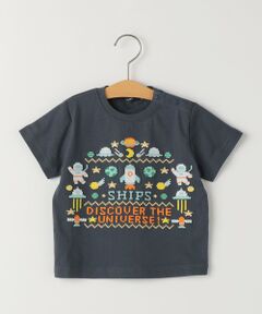 SHIPS / シップス Tシャツ | SHIPS KIDS:80〜90cm / スペース 刺繍 Tシャツ