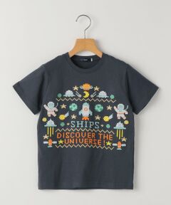 SHIPS / シップス Tシャツ | SHIPS KIDS:100〜130cm / スペース 刺繍 Tシャツ