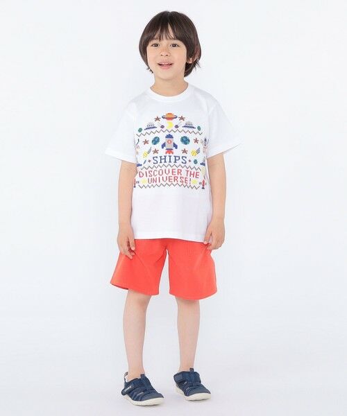 SHIPS / シップス Tシャツ | SHIPS KIDS:100〜130cm / スペース 刺繍 Tシャツ | 詳細4