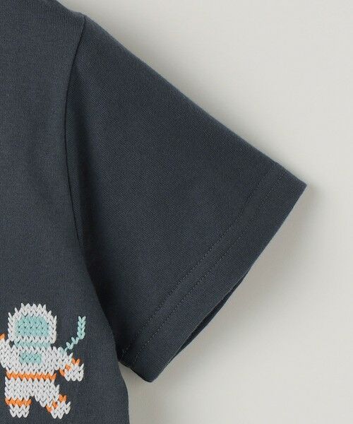 SHIPS / シップス Tシャツ | SHIPS KIDS:100〜130cm / スペース 刺繍 Tシャツ | 詳細4