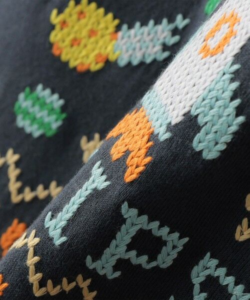 SHIPS / シップス Tシャツ | SHIPS KIDS:100〜130cm / スペース 刺繍 Tシャツ | 詳細7