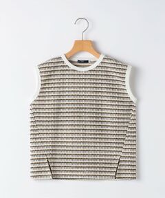 SHIPS / シップス タンクトップ | SHIPS KIDS:80〜90cm / ジャカード ノースリーブ カットソー