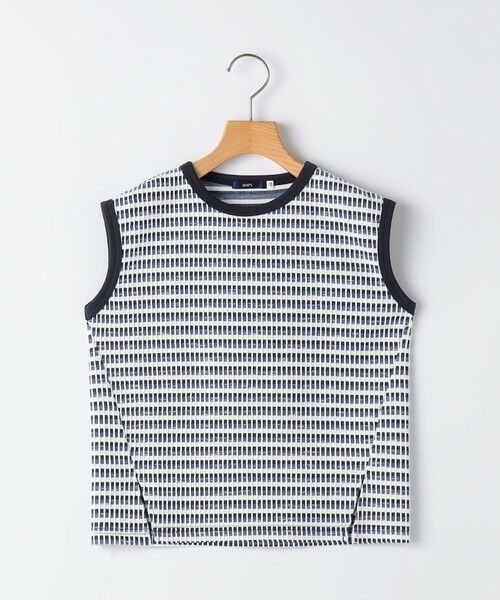 SHIPS / シップス タンクトップ | SHIPS KIDS:80〜90cm / ジャカード ノースリーブ カットソー（ネイビー）