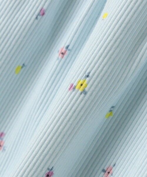 SHIPS / シップス ロンパース | SHIPS KIDS:70〜80cm /フラワー テキスタイル リブ ロンパース | 詳細8