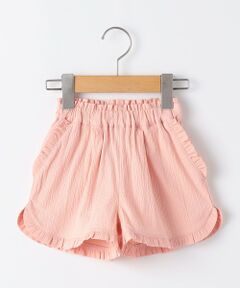 SHIPS / シップス ショート・ハーフ・半端丈パンツ | SHIPS KIDS:80〜90cm / 〈接触冷感〉ドライタッチ フリル ショート パンツ