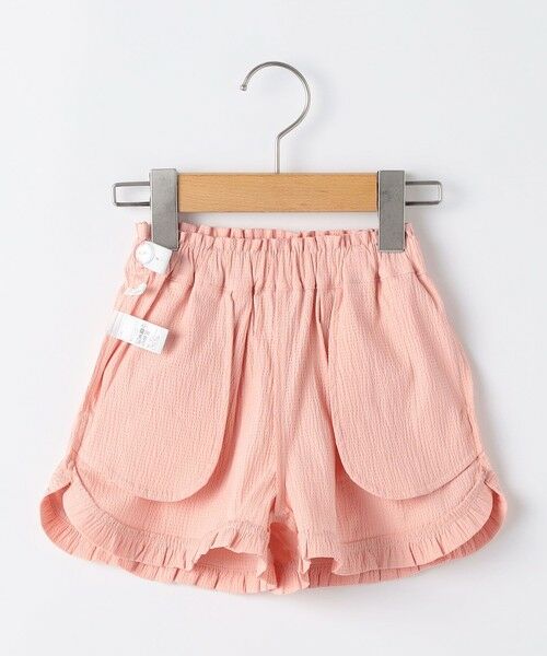 SHIPS / シップス ショート・ハーフ・半端丈パンツ | SHIPS KIDS:80〜90cm / 〈接触冷感〉ドライタッチ フリル ショート パンツ | 詳細2