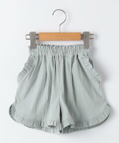 SHIPS / シップス ショート・ハーフ・半端丈パンツ | SHIPS KIDS:100〜130cm / 〈接触冷感〉ドライタッチ フリル ショート パンツ