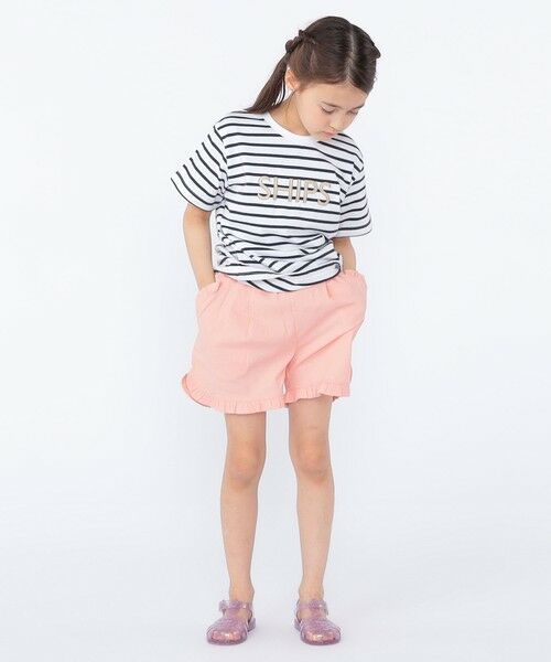 SHIPS / シップス ショート・ハーフ・半端丈パンツ | SHIPS KIDS:100〜130cm / 〈接触冷感〉ドライタッチ フリル ショート パンツ | 詳細4
