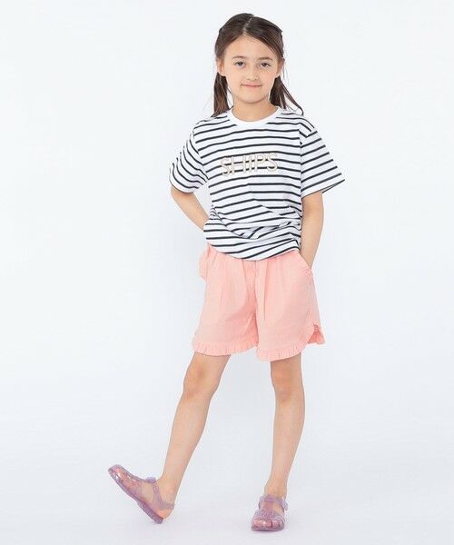 SHIPS / シップス ショート・ハーフ・半端丈パンツ | SHIPS KIDS:100〜130cm / 〈接触冷感〉ドライタッチ フリル ショート パンツ | 詳細5