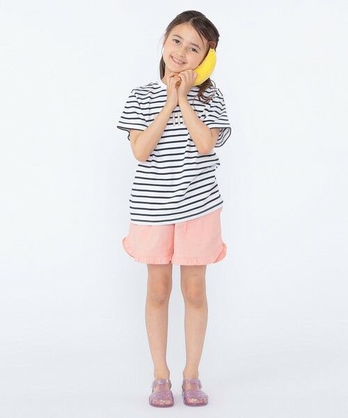 SHIPS / シップス ショート・ハーフ・半端丈パンツ | SHIPS KIDS:100〜130cm / 〈接触冷感〉ドライタッチ フリル ショート パンツ | 詳細6