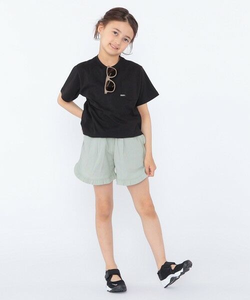 SHIPS / シップス ショート・ハーフ・半端丈パンツ | SHIPS KIDS:100〜130cm / 〈接触冷感〉ドライタッチ フリル ショート パンツ | 詳細16